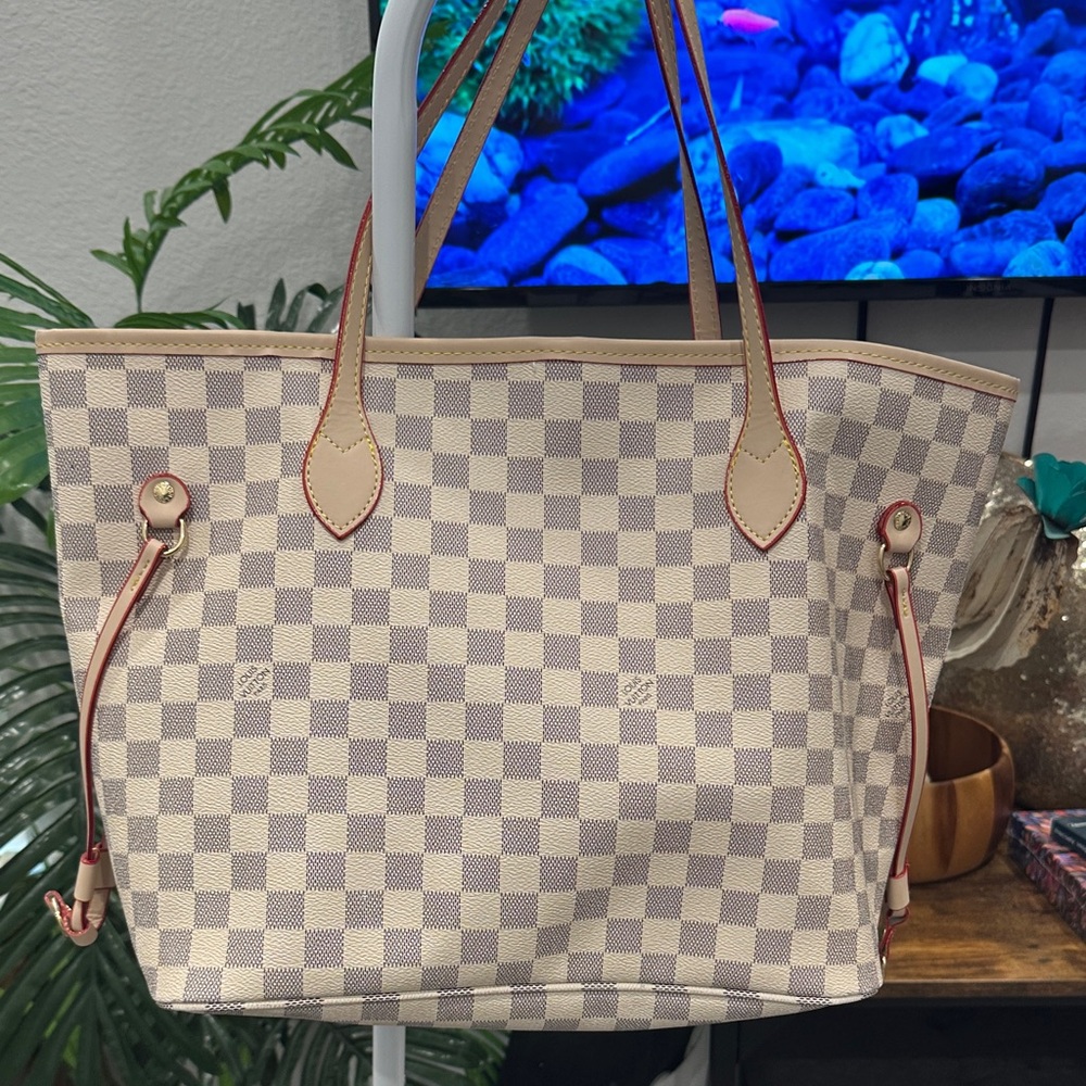 Checkered Tote Bag